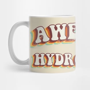 Awesome Hydrologist - Groovy Retro 70s Style Mug